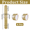 6Pcs Plastic Slap Bracelets BJEW-CN0001-18B-2