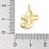 Rack Plating Brass Balloon Letter Pendants LS-KK-C050-01G-T-3