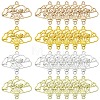 40Pcs 4 Colors Alloy Hollow Connector Charms FIND-YW0010-91-1