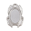 304 Stainless Steel Pendant Cabochon Settings STAS-D264-08C-P-1