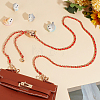 ANATTASOUL 1Pc Adjustable Imitation Leather with Iron Link Purse Chains FIND-AN0001-18-7