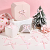 50Pcs Crown with Bowknot Alloy Polyester Single Face Satin Ribbon Garment Accessories JEWB-PH01300-4