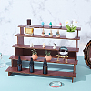5-Tier Wood Semicircle Dessert Display Risers ODIS-WH0030-182A-2