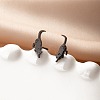 Stainless Steel Small Animal Stud Earrings for Women PW-WG5B49B-20-1