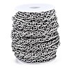 Tarnish Resistant 304 Stainless Steel Rope Chains CHS-T003-30B-P-3