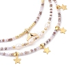 Beaded Necklaces & Pendant Necklace Sets NJEW-JN03076-3