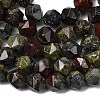 Natural Dragon Blood Beads Strands G-Z119-A17-01-5