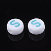 Initial Acrylic Beads OACR-E001-20S-2