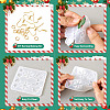  2Pcs 2 Style Christmas Snowman & Bell & Tree & Star Pendant Silicone Molds DIY-TA0005-91-12