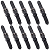 10 Sets Imitation Leather Alloy Button-down Metal Buttons for Bag Making FIND-GF0009-64B-7