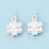 925 Sterling Silver Flower Charms STER-T009-05S-1