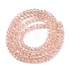 Electroplate Glass Beads Strands EGLA-A044-T1mm-B21-3