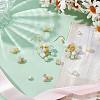 2 Strands 2 Styles Natural Flower Amazonite Beads Strands G-PH0002-53-5