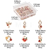 24Pcs 6 Styles Alloy Enamel Links Connector Charms ENAM-FS0002-91-4
