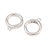 Brass Spring Gate Rings KK-P353-16P-2