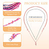 12Pcs 12 Colors Polyester & Spandex Cord Necklace Making AJEW-TAC00071-4