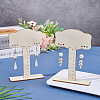 1 Set Wooden Earring Display Stands EDIS-BC0001-03-5
