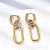 304 Stainless Steel Hoop Earrings for Women EJEW-G463-02GP-2