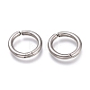 Non-Tarnish 201 Stainless Steel Clip-on Earrings EJEW-L256-04B-P-1