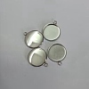 Non-Tarnish 304 Stainless Steel Pendant Cabochon Settings STAS-E194-32P-1