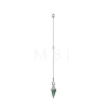Mixed Gemstone Dowsing Pendulum Big Pendants HJEW-TA00018-3