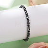 Synthetic Hematite Stretch Bracelets BJEW-P0131-011-2