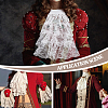 Polyester Detachable Flower Lace Collar Sets for Women DIY-WH0816-187A-5