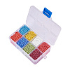 Mixed 12/0 Round Glass Seed Beads SEED-PH0006-2mm-06-2