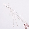 925 Sterling Silver Flat Head Pins STER-K017-50mm-S-3