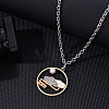 Chinese Style Alloy Pendant Necklaces NJEW-YW0001-01-8
