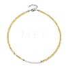 Natural Cultured Freshwater Pearl & Glass Beaded Necklaces for Women NJEW-JN06080-4