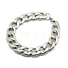 304 Stainless Steel Curb Chain/Twisted Chain Bracelets STAS-A028-B128P-1