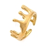 Marine Animal Theme 304 Stainless Stee Open Cuff Rings RJEW-Q005-01F-G-2