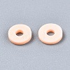 Handmade Polymer Clay Beads Strands CLAY-R089-6mm-T02B-52-4