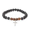 201 Stainless Steel Charm Bracelets BJEW-JB13246-3