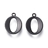 304 Stainless Steel Charms STAS-H112-O-EB-1