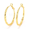 Brass Hoop Earrings EJEW-F273-03G-1