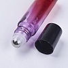 10ml Glass Gradient Color Essential Oil Empty Roller Ball Bottles X-MRMJ-WH0011-B04-10ml-2