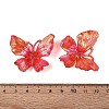 Transparent Plastic Pendants KY-N025-44H-3