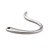 Tarnish Resistant 304 Stainless Steel Earring Hooks X-STAS-O146-05P-2