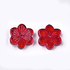 Spray Painted Glass Beads LS-X-GGLA-S046-01C-2