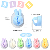 Yeah Gesture Thumb Shape Plastic Cable Organizer Clips PL-FZCA1FC-01C-3