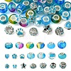DIY Glass & Resin & Alloy Enamel European Beads Jewelry Making Finding Kit DIY-YW0009-01-1
