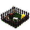 Plastic Mini Horse Stables PW-WG47904-01-2