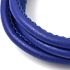 Microfiber Leather Multi-strand Cord Bracelets Makings FB-CBA983F-01G-09-2