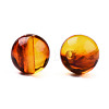 Resin Imitation Amber Beads RESI-N034-01-H01-1