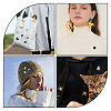 16Pcs 8 Style Cat Enamel Pins JEWB-DC0001-03-6