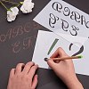 Drawing Painting Stencils Templates Sets DIY-WH0162-45-3