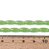 Imitation Jade Glass Beads Strands GLAA-T028-15J-04-4