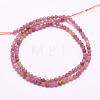 Natural Ruby/Red Corundum Beads Strands G-F509-16-2mm-2